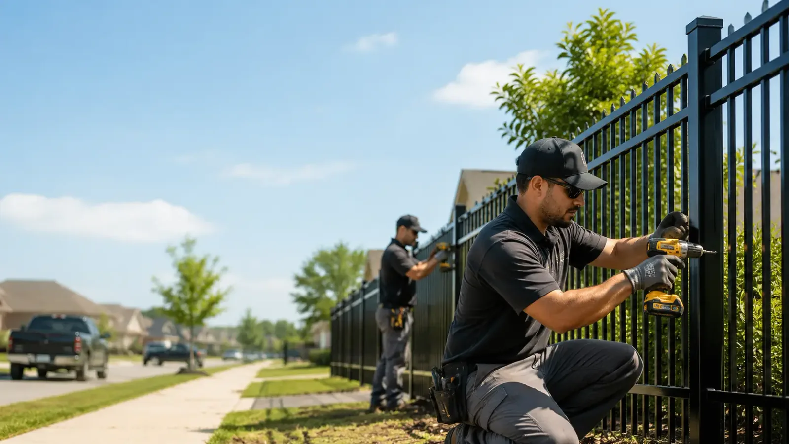 Metal Fence Installation in Cologne, MN